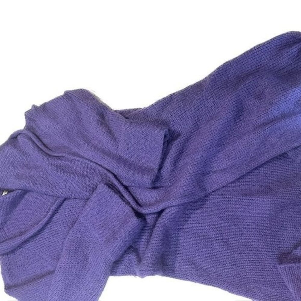 Women's Soft Surroundings Lavender Long Cardigan Size Medium